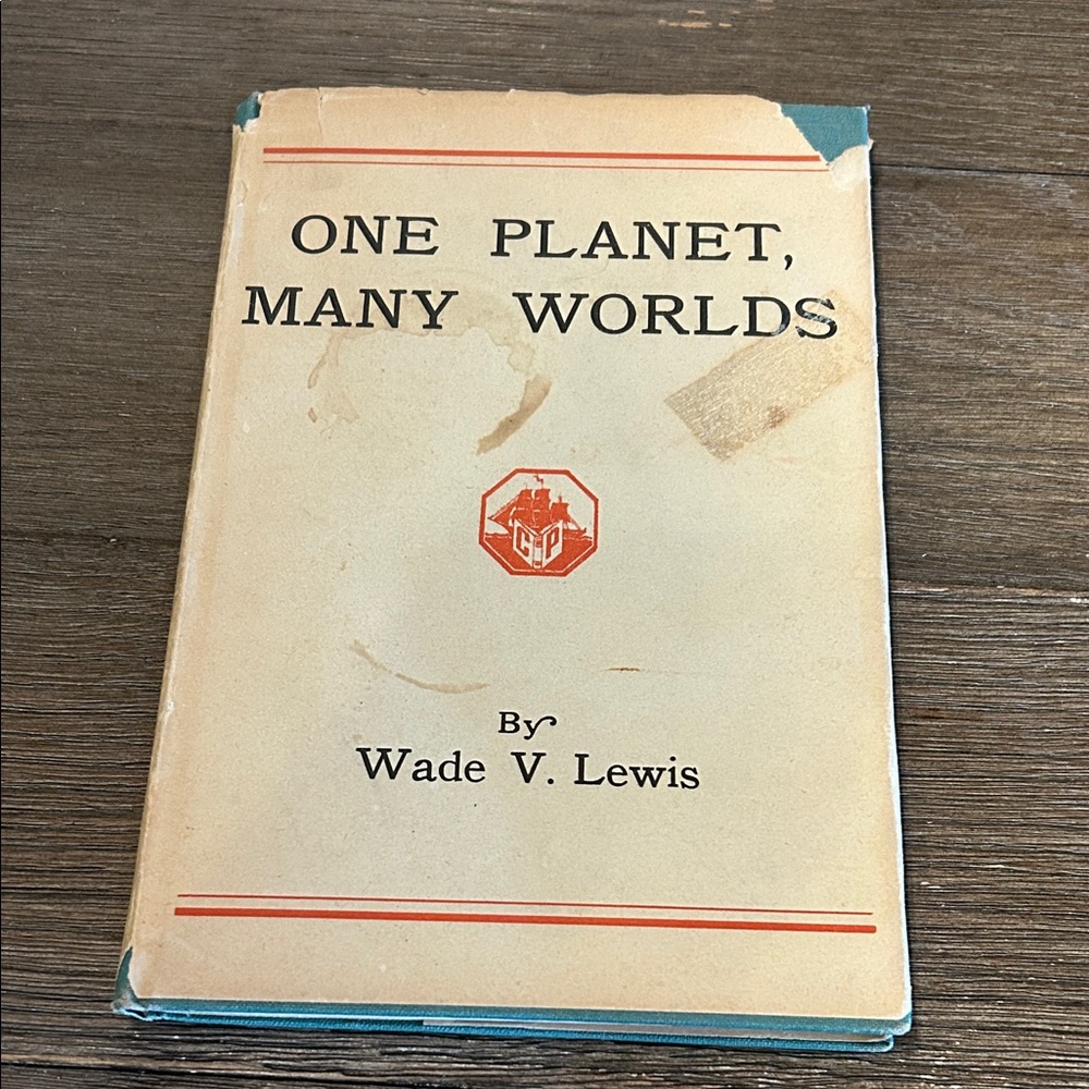 One Planet, Many Worlds Book by Wade V. Lewis scarce rare first edition 1949